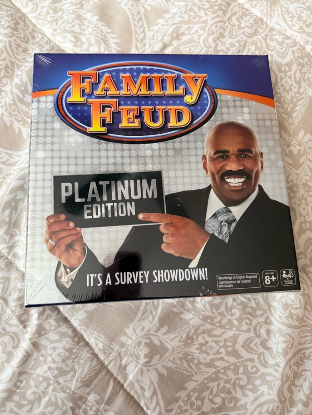 Family Feud Platinum Edition Board Game - Black & Blue